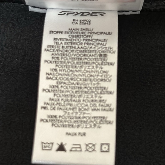 Spyder FRESH AIR NOVELTY SOFTSHELL JACKET - Blk Cord - Picture 14 of 16